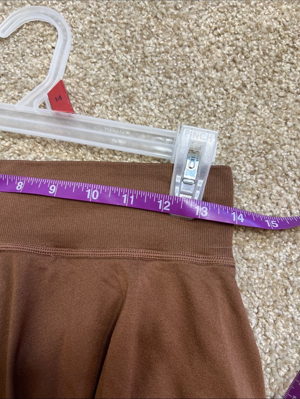 OQQ Yoga Coffee Brown Circle Skort - Picture 8 of 8